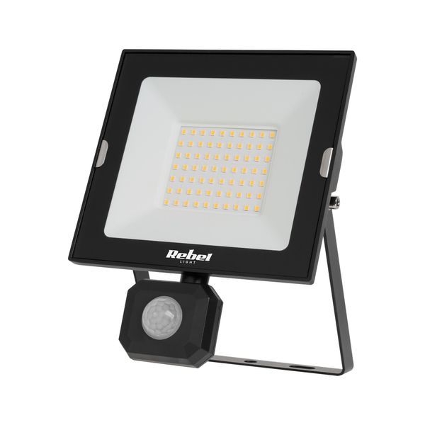 Rebel URZ3617 Faretto Con Sensore Crepuscolare E Di Movimento, 50 W, 4000K, 230V, 4250 Lm-image