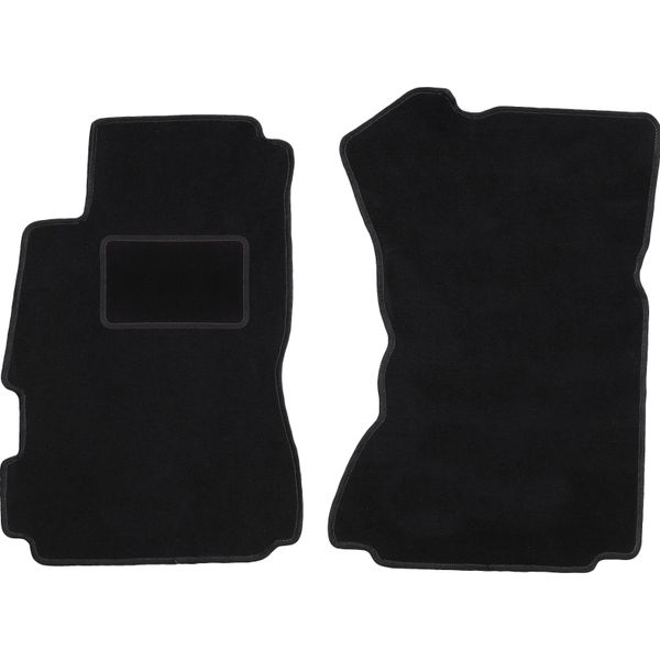 Wielganizator Tappetini Auto Velours Anteriori Adatto Per Honda Legend Ii (1991-1996, Berlina) Neri, Set 2 Pz, Con Fissaggi-image