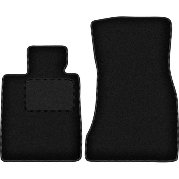 Wielganizator Tappetini Auto Velours Anteriori Adatto Per Bmw 7 G11 Fl (2019-, Berlina Corta) Neri, Set 2 Pz, Con Fissaggi-image