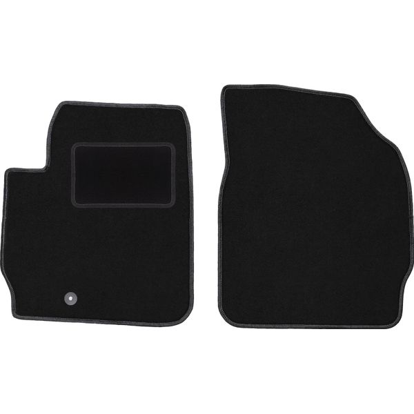 Wielganizator Tappetini Auto Velours Anteriori Adatto Per Ford Maverick MK2 (2004-2007, Suv) Neri, Set 2 Pz, Con Fissaggi-image