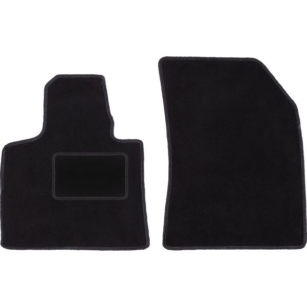 Wielganizator Tappetini Auto Velours Anteriori Adatto Per Citroen C4 Picasso Ii (2013-, Minivan) Neri, Set 2 Pz, Con Fissaggi-image