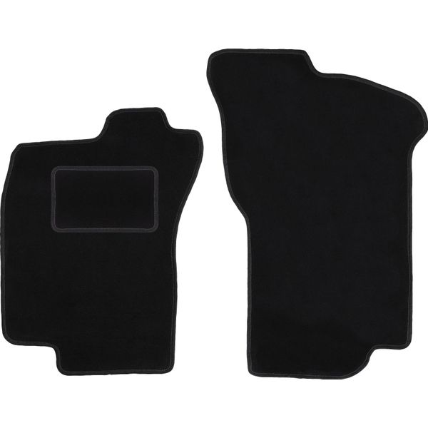 Wielganizator Tappetini Auto Velours Anteriori Adatto Per Lancia Dedra (1989-1999, Berlina) Neri, Set 2 Pz, Con Fissaggi-image