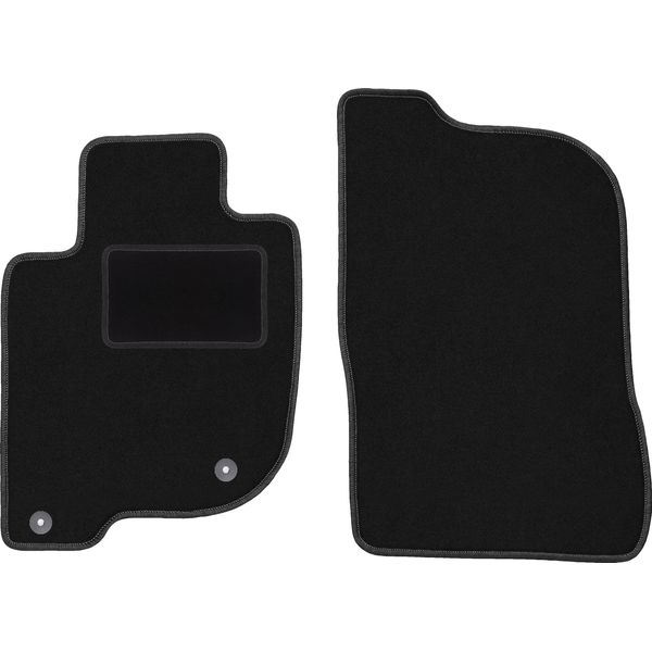 Wielganizator Tappetini Auto Velours Anteriori Adatto Per Fiat Fullback (2015-, Fuoristrada) Neri, Set 2 Pz, Con Fissaggi-image
