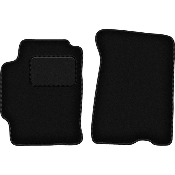 Wielganizator Tappetini Auto Velours Anteriori Adatto Per Mazda MX-6 Ii (1992-1997, Coupé) Neri, Set 2 Pz, Con Fissaggi-image