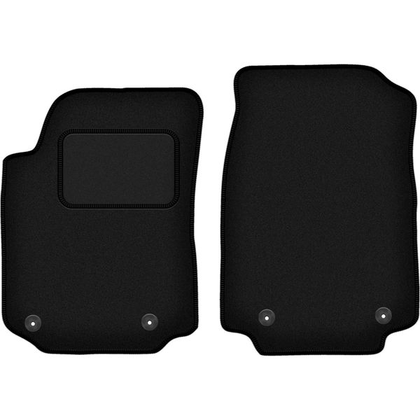 Wielganizator Tappetini Auto Velours Anteriori Adatto Per Audi A6 C4 (1994-1997, Berlina, Station Wagon, Avant) Neri, Set 2 Pz, Con Fissaggi-image