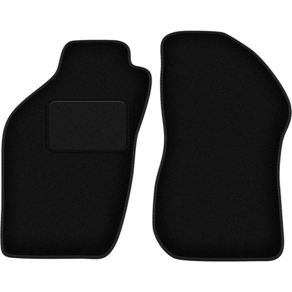 Wielganizator Tappetini Auto Velours Anteriori Adatto Per Alfa Romeo 145 (1994-2001, Hatchback) Neri, Set 2 Pz, Con Fissaggi-image