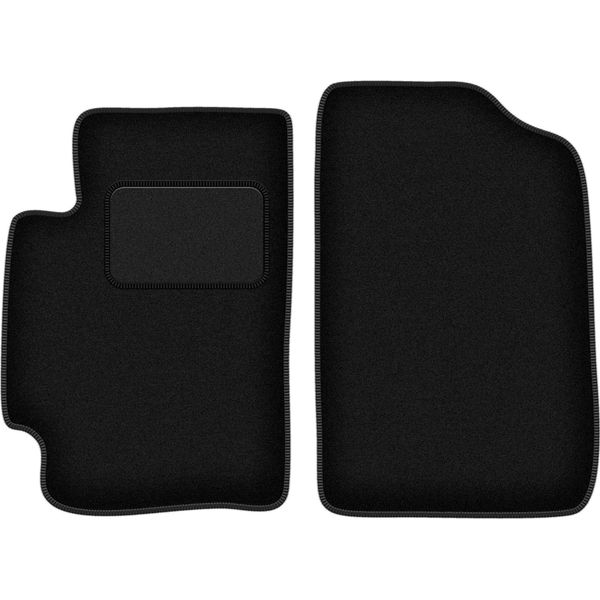 Wielganizator Tappetini Auto Velours Anteriori Adatto Per Lexus Gs I (1991-1997, Berlina) Neri, Set 2 Pz, Con Fissaggi-image