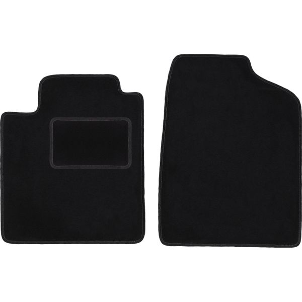 Wielganizator Tappetini Auto Velours Anteriori Adatto Per Toyota Celica Viii (1999-2006, Coupé) Neri, Set 2 Pz, Con Fissaggi-image