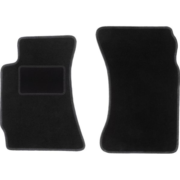 Wielganizator Tappetini Auto Velours Anteriori Adatto Per Subaru Forester Ii (2002-2008, Suv) Neri, Set 2 Pz, Con Fissaggi-image