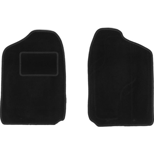 Wielganizator Tappetini Auto Velours Anteriori Adatto Per Opel Frontera A (1991-1998, 5 Porte) Neri, Set 2 Pz, Con Fissaggi-image