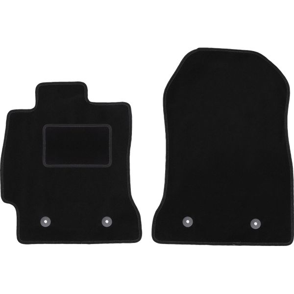 Wielganizator Tappetini Auto Velours Anteriori Adatto Per Toyota GT86 (2011-, Coupé) Neri, Set 2 Pz, Con Fissaggi-image