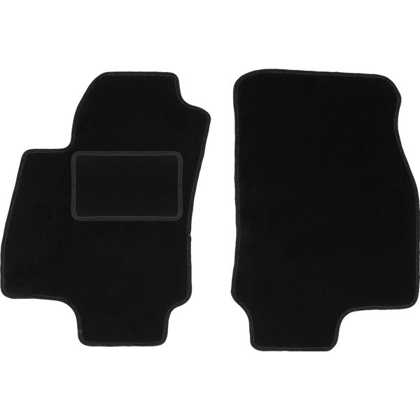 Wielganizator Tappetini Auto Velours Anteriori Adatto Per Opel Astra G (1998-2009, Berlina, Station Wagon, Hatchback) Neri, Set 2 Pz, Con Fissaggi-image