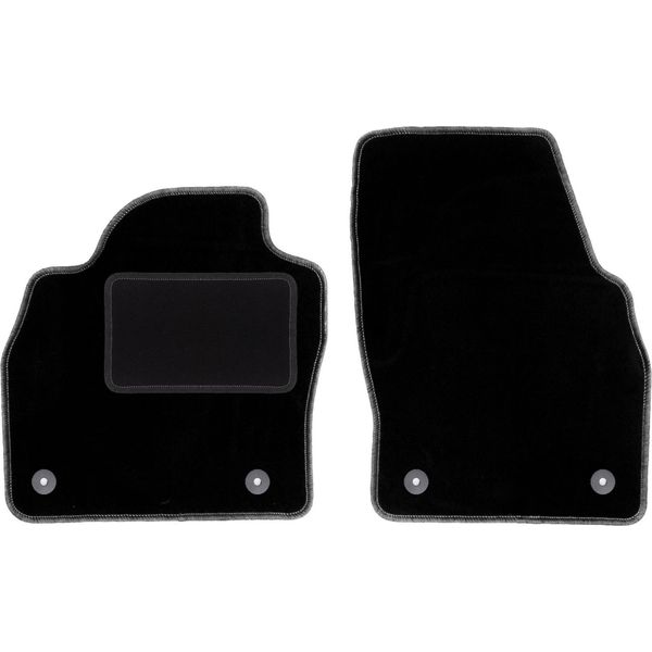 Wielganizator Tappetini Auto Velours Anteriori Adatto Per Audi A1 Ii (Gb) (2018-, Hatchback) Neri, Set 2 Pz, Con Fissaggi-image