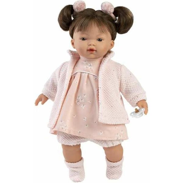 Llorens Bambola Che Piange Vera Rosa Con Suono 33 Cm-image