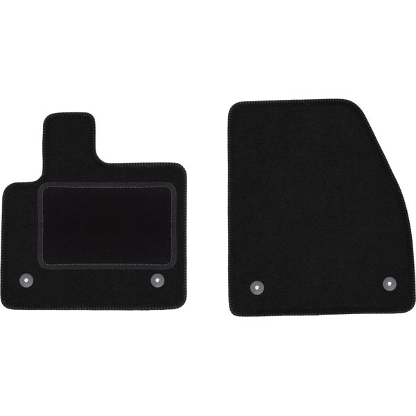Wielganizator Tappetini Auto Velours Anteriori Adatto Per Range Rover Evoque Ii (2019-, Suv) Neri, Set 2 Pz, Con Fissaggi-image