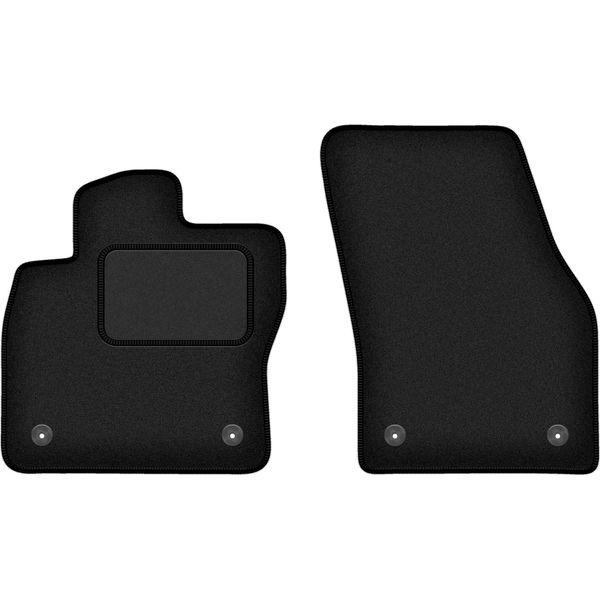 Wielganizator Tappetini Auto Velours Anteriori Adatto Per Volkswagen Tiguan Allspace (2017-, Crossover) Neri, Set 2 Pz, Con Fissaggi-image