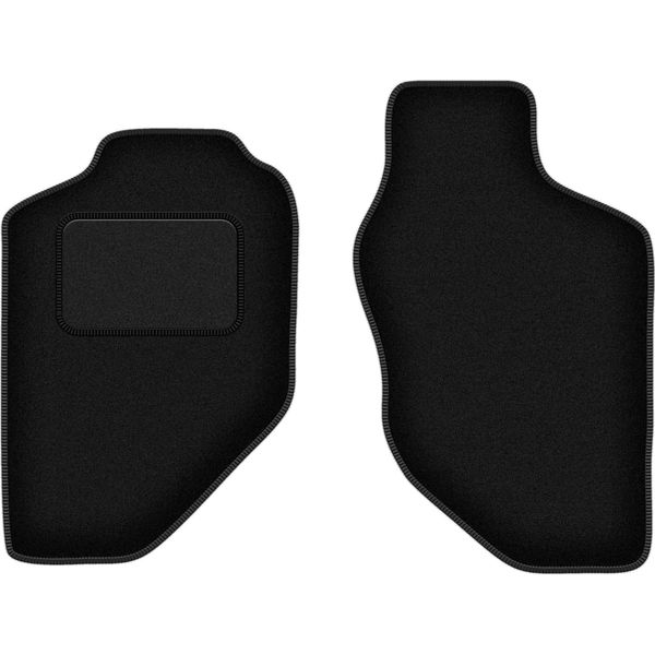Wielganizator Tappetini Auto Velours Anteriori Adatto Per Opel Frontera B (1998-2006, 5 Porte) Neri, Set 2 Pz, Con Fissaggi-image