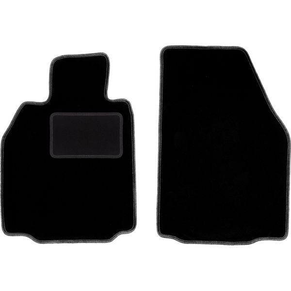 Wielganizator Tappetini Auto Velours Anteriori Adatto Per Porsche 911 (Typ 997) (2002-2012, Cabrio, Coupé, Targa) Neri, Set 2 Pz, Con Fissaggi-image