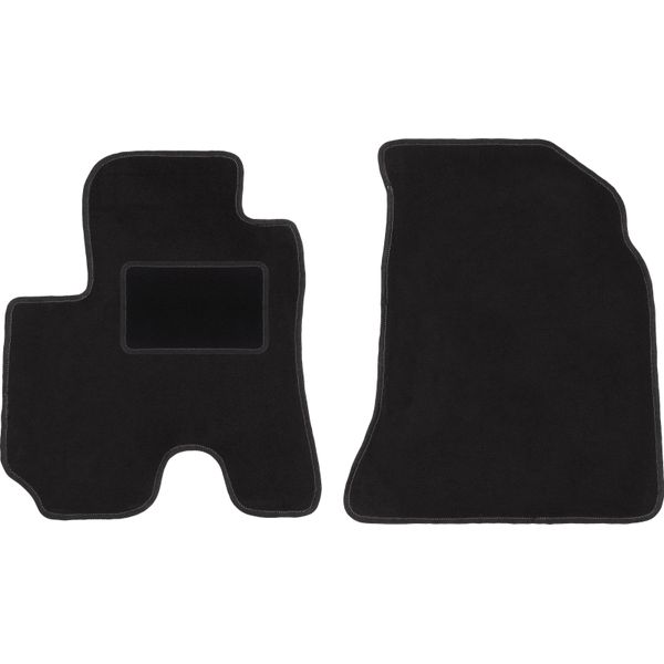 Wielganizator Tappetini Auto Velours Anteriori Adatto Per Toyota RAV4 Ii (2000-2003, Suv 5 Porte) Neri, Set 2 Pz, Con Fissaggi-image