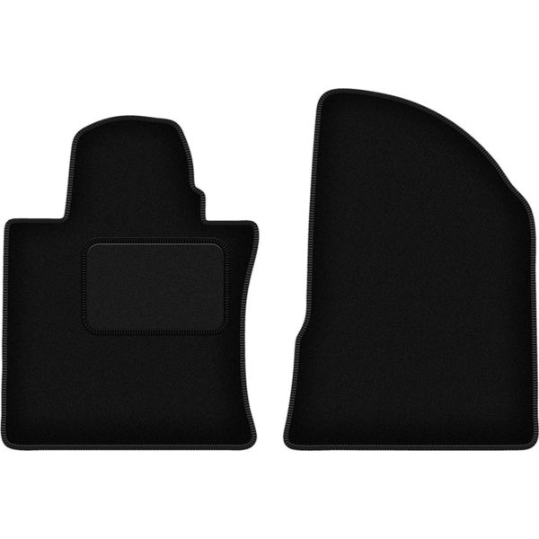 Wielganizator Tappetini Auto Velours Anteriori Adatto Per Ssangyong Korando Iv (2019-, Suv) Neri, Set 2 Pz, Con Fissaggi-image