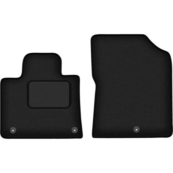 Wielganizator Tappetini Auto Velours Anteriori Adatto Per Kia Sorento Iv (2020-, Suv) Neri, Set 2 Pz, Con Fissaggi-image