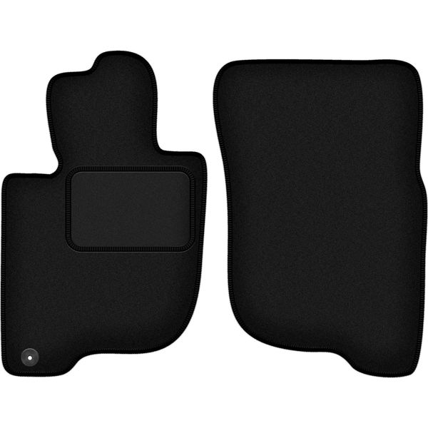 Wielganizator Tappetini Auto Velours Anteriori Adatto Per Mitsubishi L200 V (2019-, Pickup) Neri, Set 2 Pz, Con Fissaggi-image