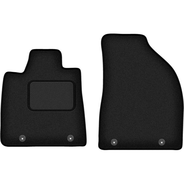 Wielganizator Tappetini Auto Velours Anteriori Adatto Per Lexus Rx Iii Hybrid (2008-2015, Suv) Neri, Set 2 Pz, Con Fissaggi-image