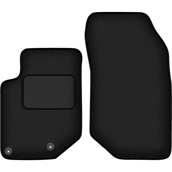 Wielganizator Tappetini Auto Velours Anteriori Adatto Per Citroen C4 Iii (2020-, Hatchback) Neri, Set 2 Pz, Con Fissaggi-image