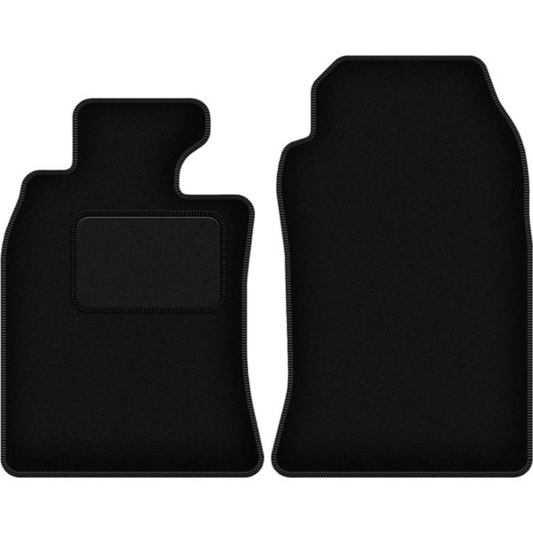 Wielganizator Tappetini Auto Velours Anteriori Adatto Per Mini Cooper R52 (2004-2008, Cabrio) Neri, Set 2 Pz, Con Fissaggi-image
