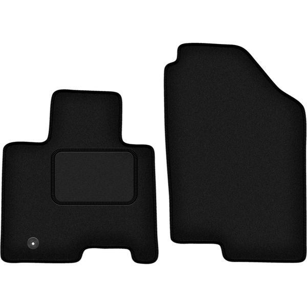 Wielganizator Tappetini Auto Velours Anteriori Adatto Per Kia Sportage V (2021-, Suv) Neri, Set 2 Pz, Con Fissaggi-image