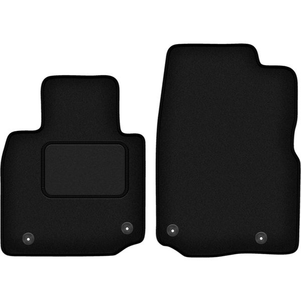 Wielganizator Tappetini Auto Velours Anteriori Adatto Per Mazda MX-30 (2020-, Crossover) Neri, Set 2 Pz, Con Fissaggi-image