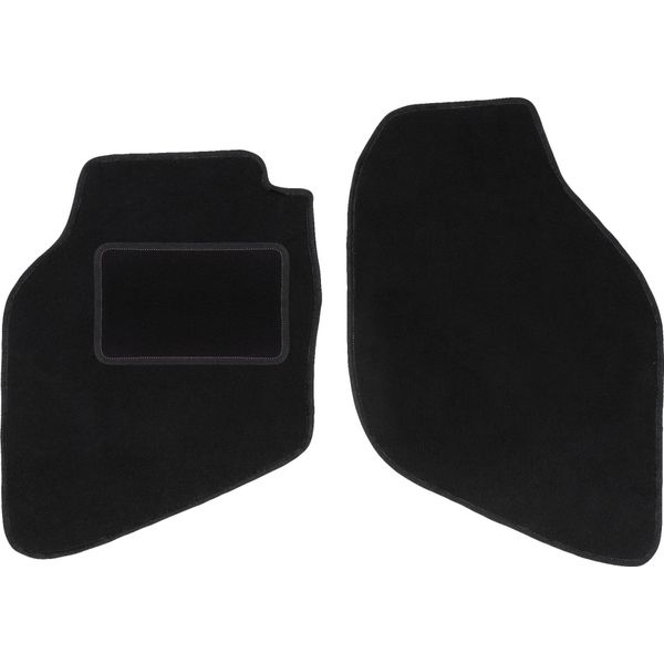 Wielganizator Tappetini Auto Velours Anteriori Adatto Per Honda City Iv (2002-2008, Berlina) Neri, Set 2 Pz, Con Fissaggi-image