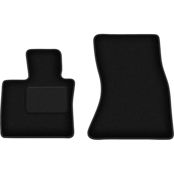 Wielganizator Tappetini Auto Velours Anteriori Adatto Per Bmw X5 F15 (2013-, 7 Persone) Neri, Set 2 Pz, Con Fissaggi-image