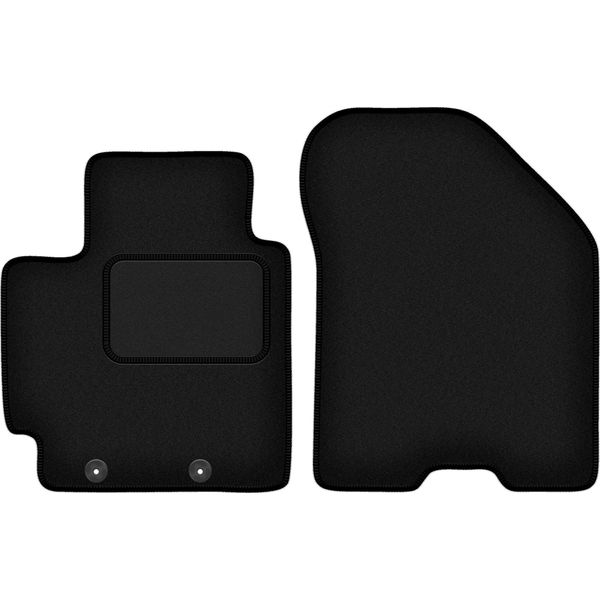 Wielganizator Tappetini Auto Velours Anteriori Adatto Per Suzuki Swift Vi (2017-, Hatchback) Neri, Set 2 Pz, Con Fissaggi-image