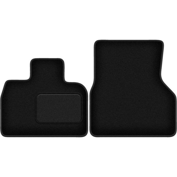 Wielganizator Tappetini Auto Velours Anteriori Adatto Per Bmw Ix I20 (2021-2022, 0) Neri, Set 2 Pz, Con Fissaggi-image