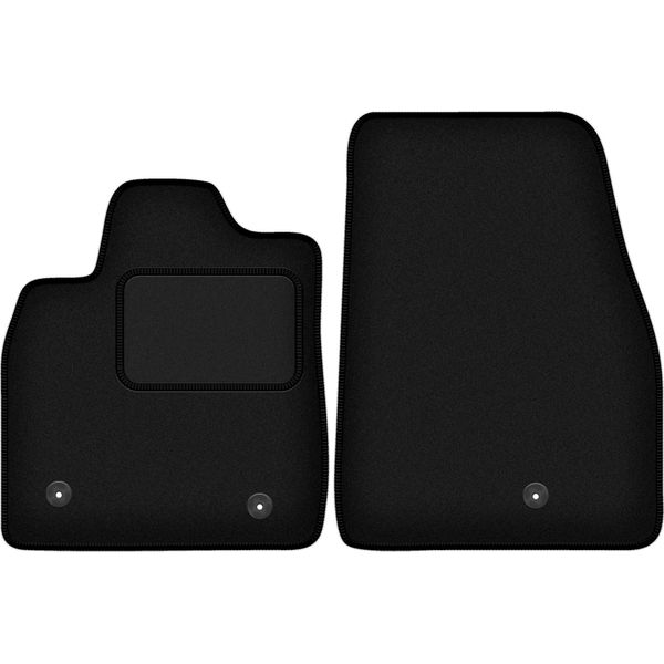 Wielganizator Tappetini Auto Velours Anteriori Adatto Per Ford Mustang Mach-E (2020-, 0) Neri, Set 2 Pz, Con Fissaggi-image