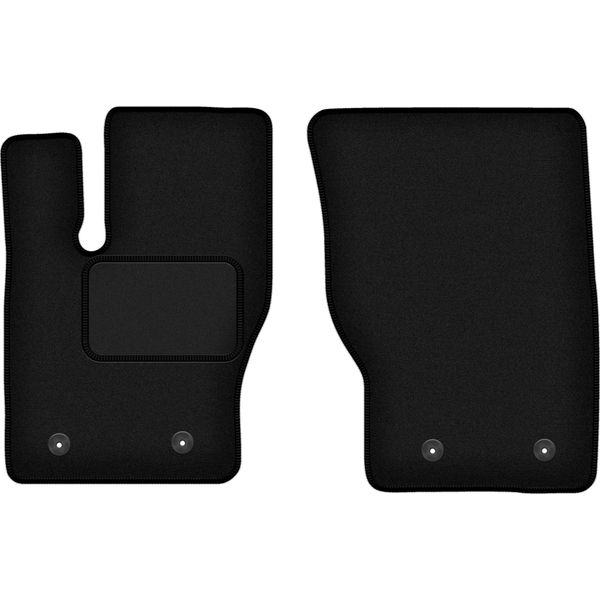 Wielganizator Tappetini Auto Velours Anteriori Adatto Per Range Rover Sport Ii (2013-, Suv) Neri, Set 2 Pz, Con Fissaggi-image