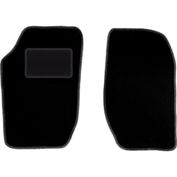 Wielganizator Tappetini Auto Velours Anteriori Adatto Per Saab 900 I (1978-1993, 0) Neri, Set 2 Pz, Con Fissaggi-image