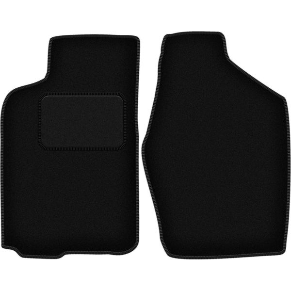 Wielganizator Tappetini Auto Velours Anteriori Adatto Per Toyota Camry V20 Ii (1986-1991, Berlina) Neri, Set 2 Pz, Con Fissaggi-image