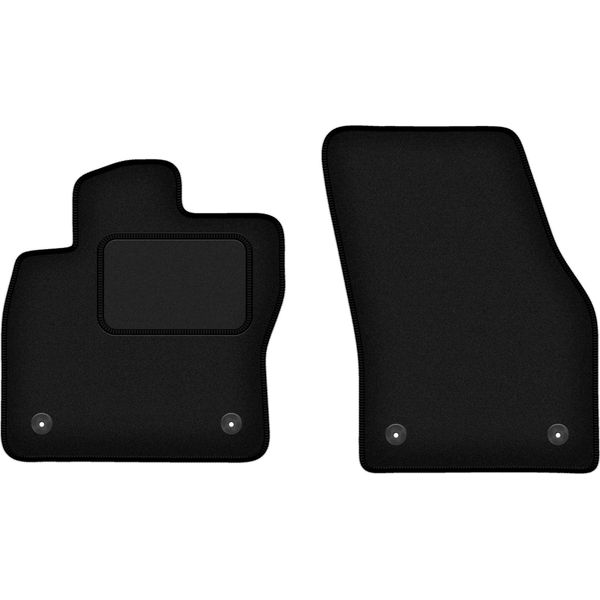 Wielganizator Tappetini Auto Velours Anteriori Adatto Per Seat Tarraco (2018-, 7 Persone) Neri, Set 2 Pz, Con Fissaggi-image