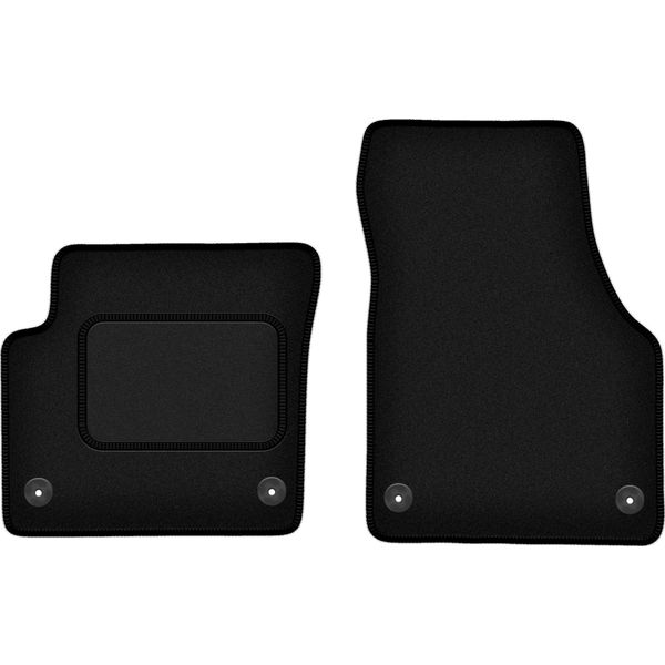 Wielganizator Tappetini Auto Velours Anteriori Adatto Per Land Rover Discovery Sport (2014-, Suv) Neri, Set 2 Pz, Con Fissaggi-image