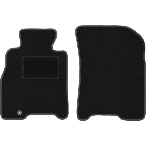Wielganizator Tappetini Auto Velours Anteriori Adatto Per Mazda Xedos 9 (1993-2001, Berlina) Neri, Set 2 Pz, Con Fissaggi-image