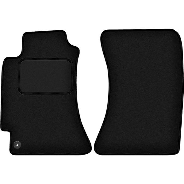 Wielganizator Tappetini Auto Velours Anteriori Adatto Per Subaru Legacy Iii B4 (1998-2003, Station Wagon, Berlina) Neri, Set 2 Pz, Con Fissaggi-image