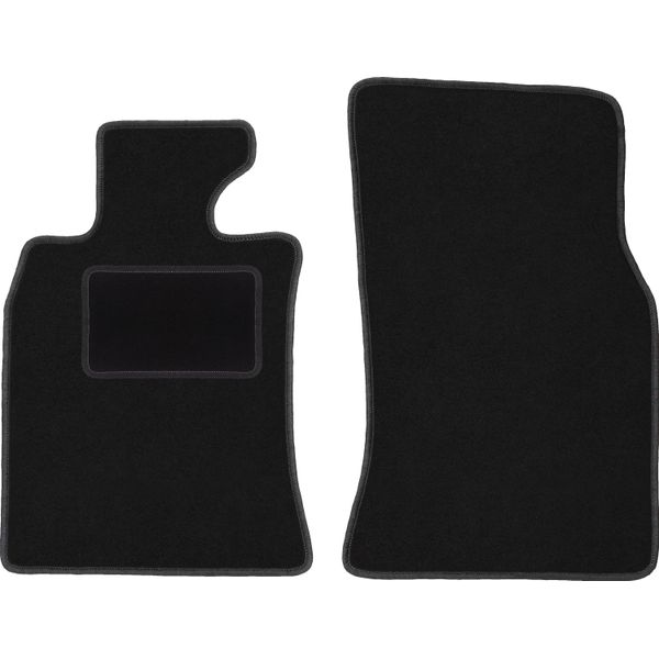 Wielganizator Tappetini Auto Velours Anteriori Adatto Per Mini Cooper R56 (2006-2013, Hatchback) Neri, Set 2 Pz, Con Fissaggi-image