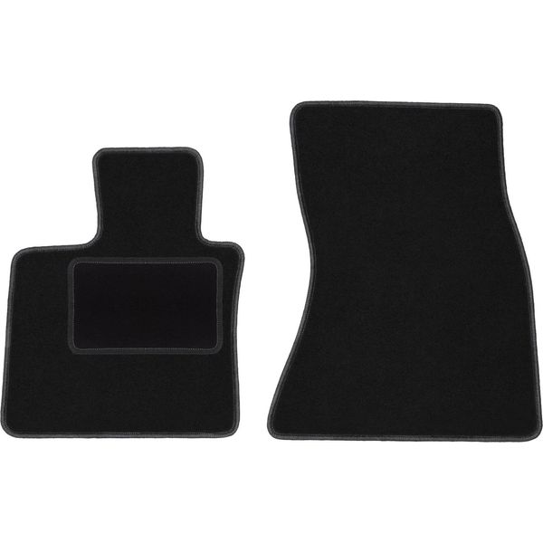 Wielganizator Tappetini Auto Velours Anteriori Adatto Per Bmw X6 F16 (2014-, Suv) Neri, Set 2 Pz, Con Fissaggi-image