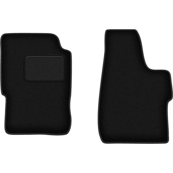 Wielganizator Tappetini Auto Velours Anteriori Adatto Per Opel Monterey (1991-1999, Suv) Neri, Set 2 Pz, Con Fissaggi-image