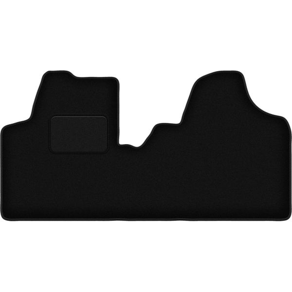 Wielganizator Tappetini Auto Velours Anteriori Adatto Per Fiat Scudo Ii (2007-2016, Furgone) Neri, Set 2 Pz, Con Fissaggi-image