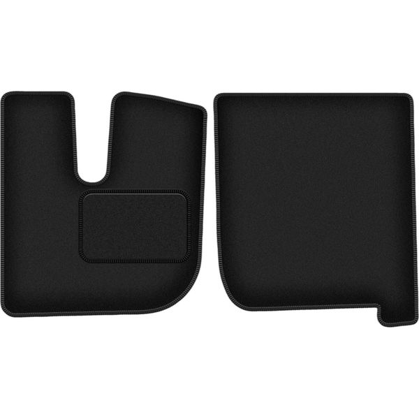 Wielganizator Tappetini Auto Velours Anteriori Adatto Per Iveco Stralis (2003-2019, Camion) Neri, Set 2 Pz, Con Fissaggi-image