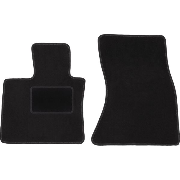 Wielganizator Tappetini Auto Velours Anteriori Adatto Per Bmw X5 F15 (2013-, Suv) Neri, Set 2 Pz, Con Fissaggi-image
