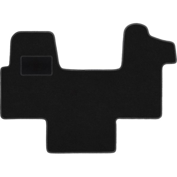 Wielganizator Tappetini Auto Velours Anteriori Adatto Per Renault Master Ii (2010-, Furgone) Neri, Set 2 Pz, Con Fissaggi-image
